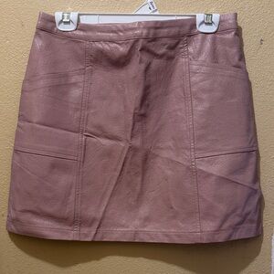 Art Class Mauve Mini Skirt